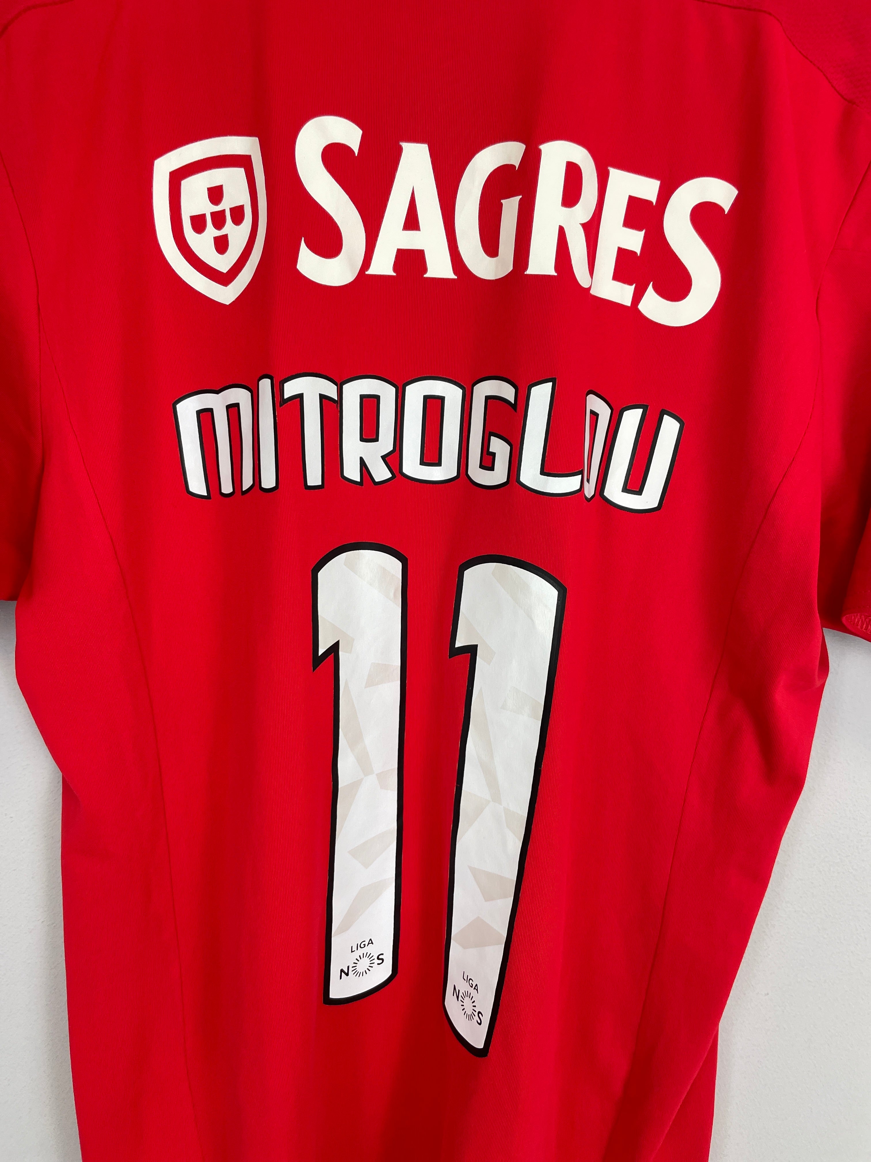 Shop 2015/16 BENFICA MITROGLOU #11 HOME SHIRT (M) ADIDAS, classic football shirts, vintage football shirts & retro soccer jerseys at Cult Kits