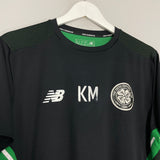 2015/17 CELTIC 'KM' STAFF ISSUE TRAINING SHIRT (L) NEW BALANCE