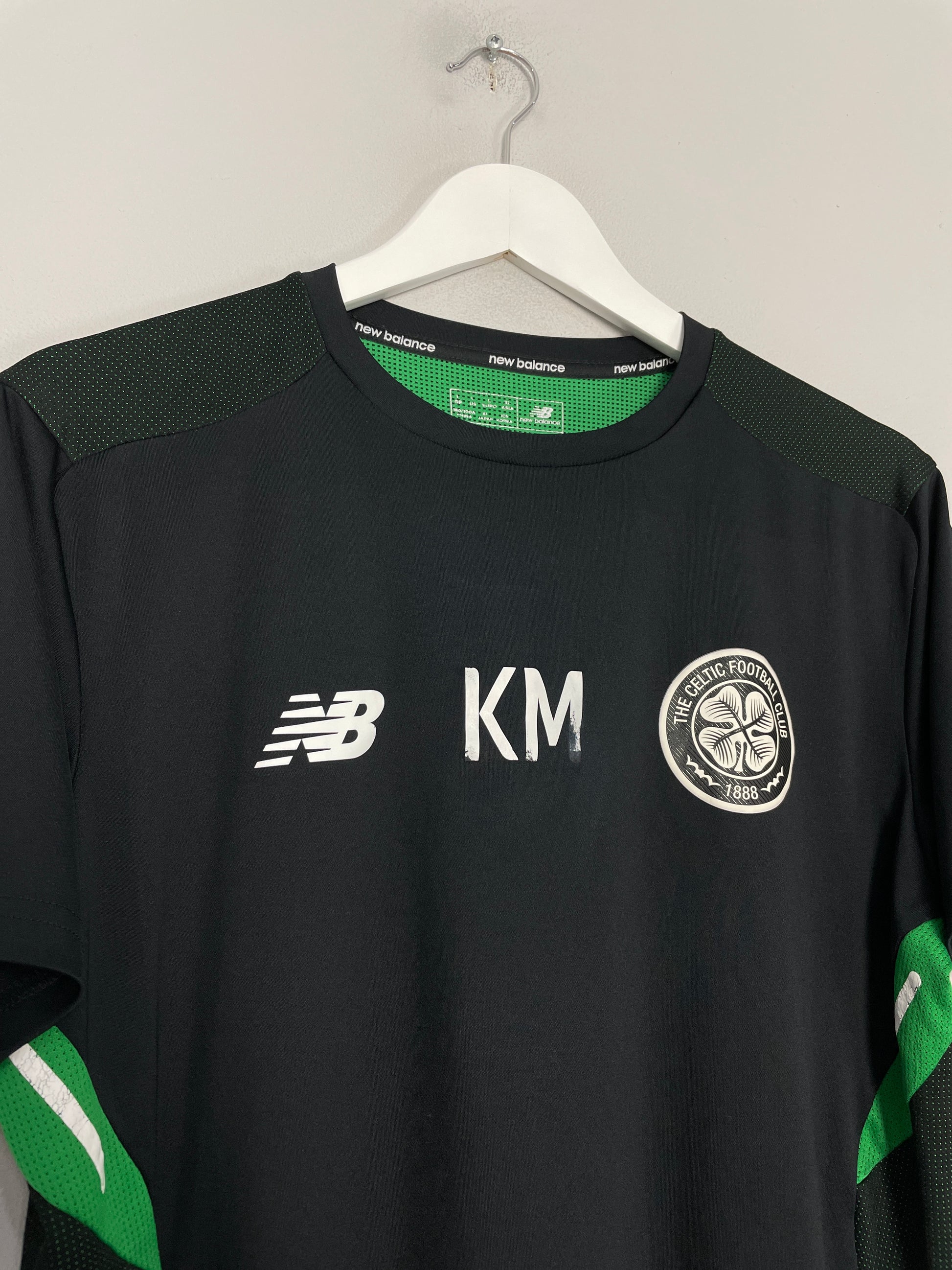 celtic training top black