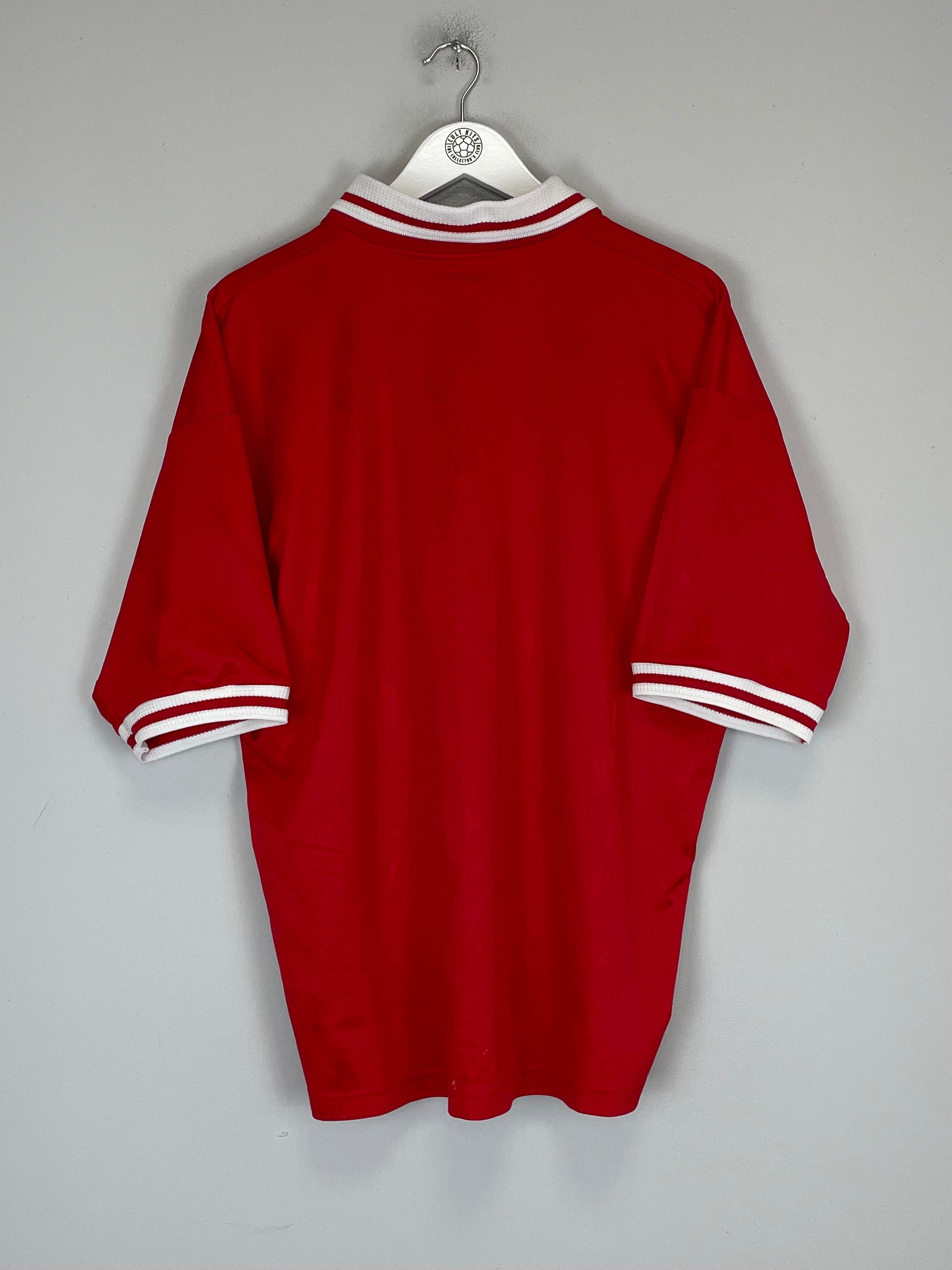 Shop 1996/98 LIVERPOOL *SIGNED* HOME SHIRT (XL) REEBOK, classic football shirts, vintage football shirts & retro soccer jerseys at Cult Kits