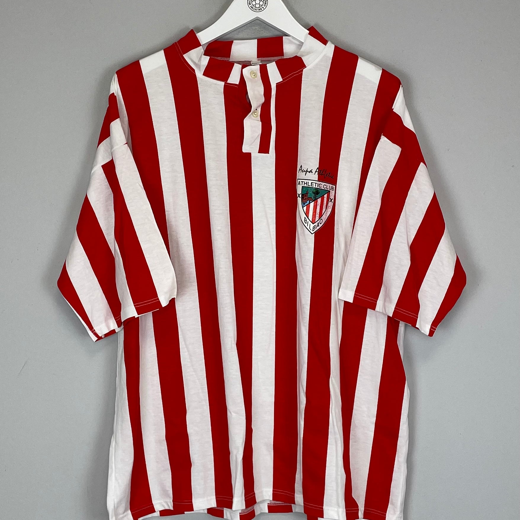 Shop 1990s ATHLETIC BILBAO VINTAGE FAN SHIRT (XL), classic football shirts, vintage football shirts & retro soccer jerseys at Cult Kits
