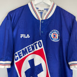 1998/99 CRUZ AZUL HOME SHIRT (XL) FILA