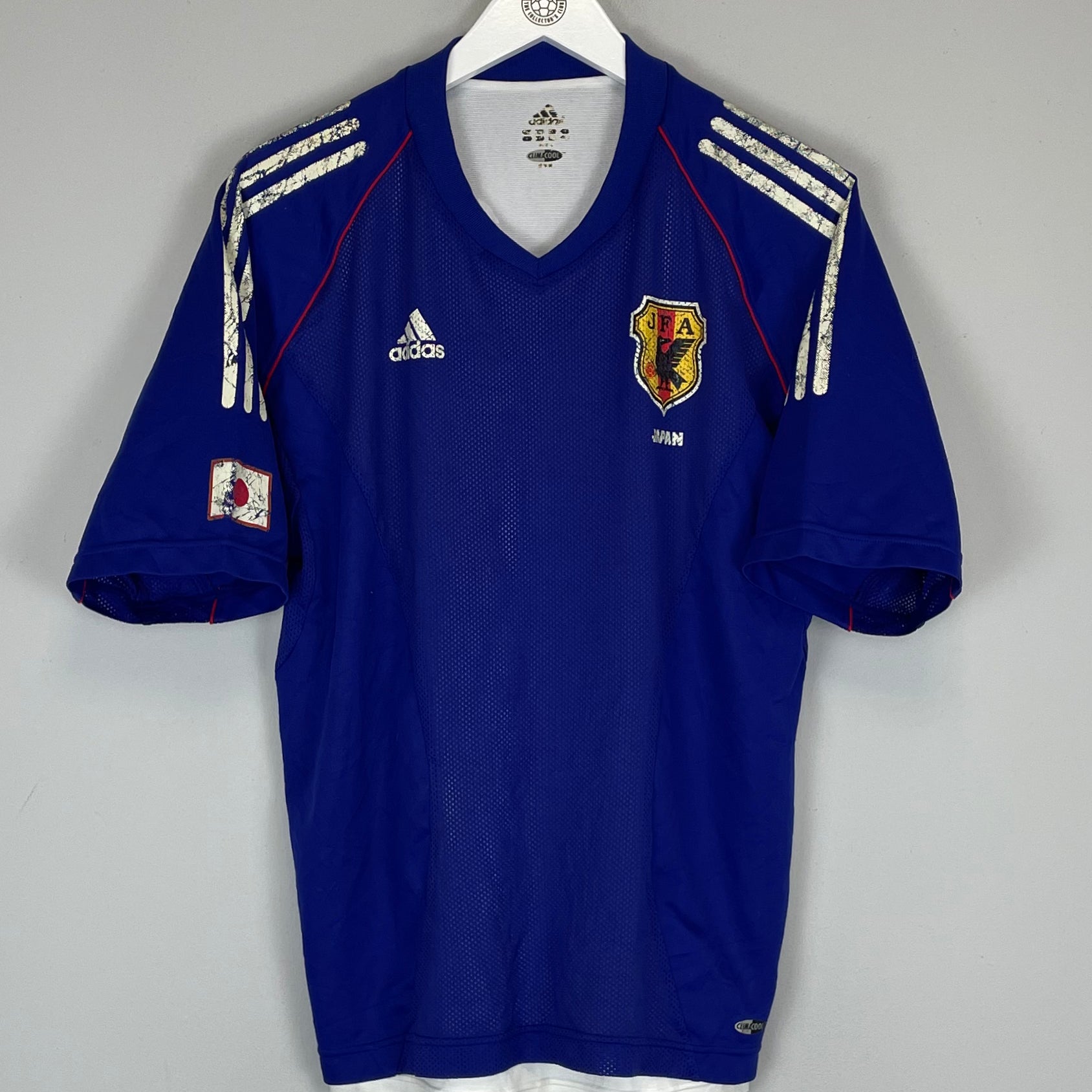 Shop 2002 JAPAN *PLAYER ISSUE* HOME SHIRT (M) ADIDAS, classic football shirts, vintage football shirts & retro soccer jerseys at Cult Kits