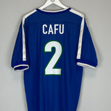 1998/00 BRAZIL CAFU #2 AWAY SHIRT (L) NIKE