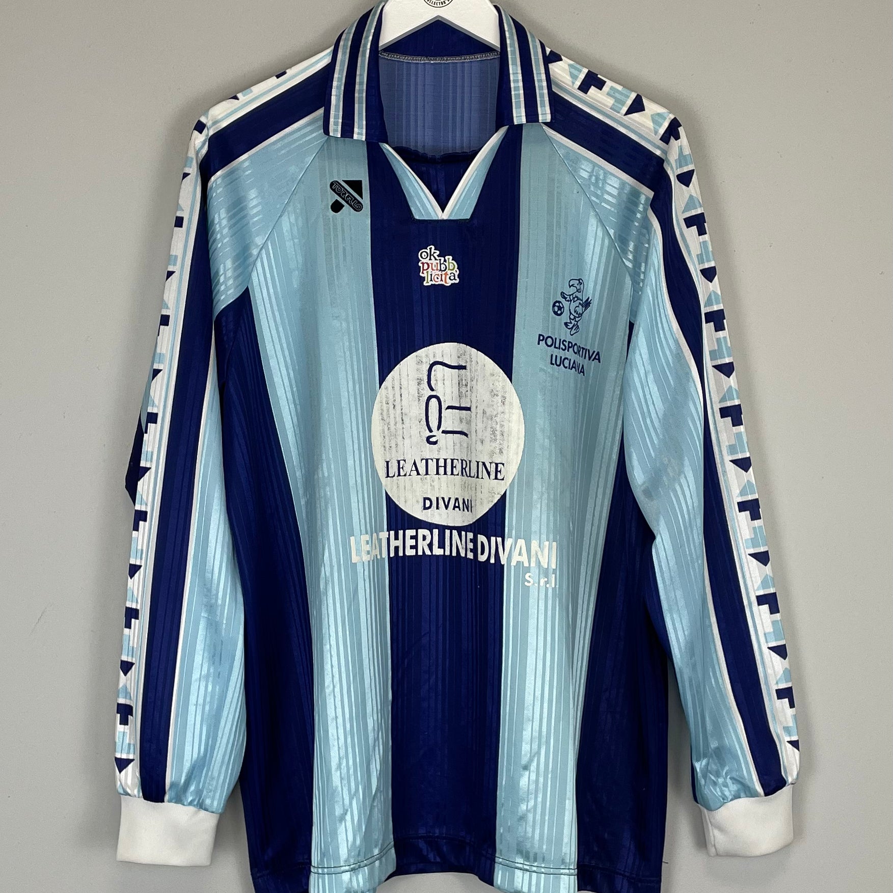 Shop 1997 LUCIANA POLISPORTIVA #8 L/S HOME SHIRT (L) TORELLO, classic football shirts, vintage football shirts & retro soccer jerseys at Cult Kits