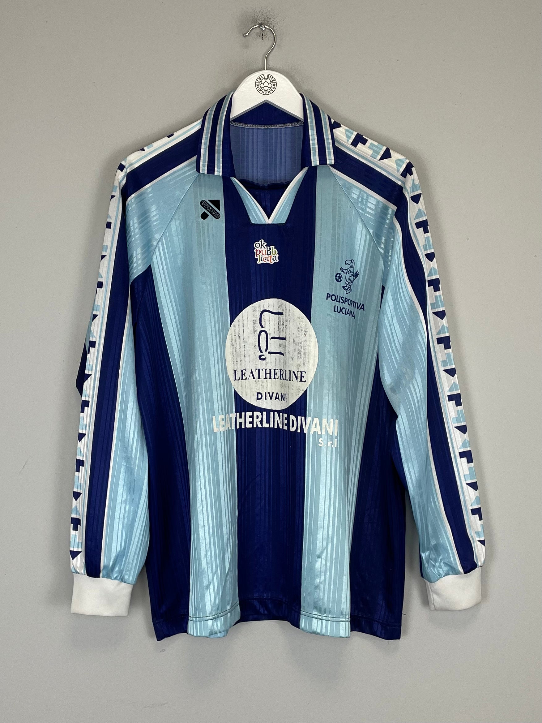 Shop 1997 LUCIANA POLISPORTIVA #8 L/S HOME SHIRT (L) TORELLO, classic football shirts, vintage football shirts & retro soccer jerseys at Cult Kits