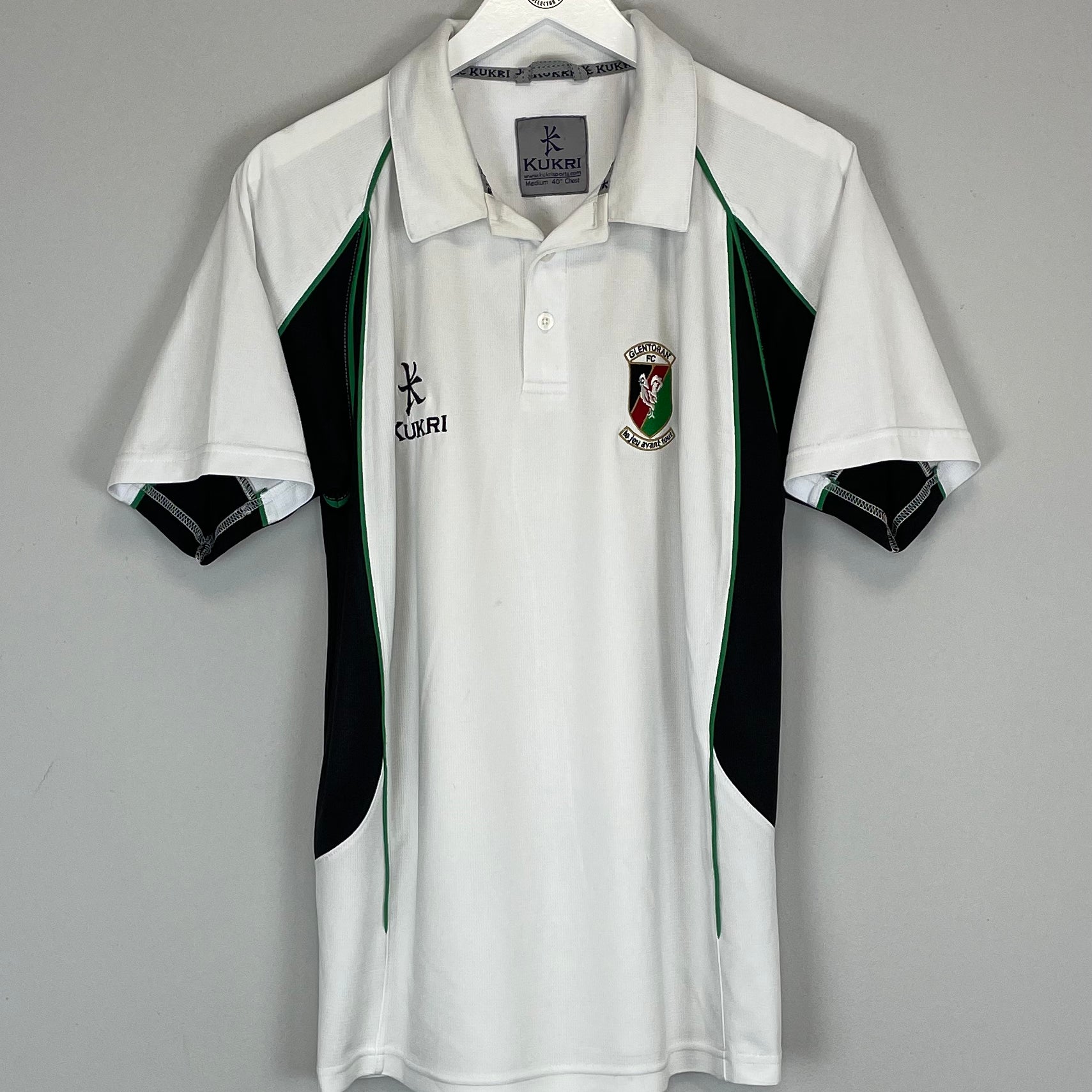 Shop 2011/12 GLENTORAN POLO SHIRT (M) KUKRI, classic football shirts, vintage football shirts & retro soccer jerseys at Cult Kits