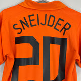 2006/08 NETHERLANDS SNEIJDER #20 HOME SHIRT (M) NIKE
