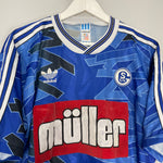 Shop 1993/94 SCHALKE HOME SHIRT (L) ADIDAS, classic football shirts, vintage football shirts & retro soccer jerseys at Cult Kits