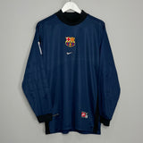 Shop 1998/99 BARCELONA GK SHIRT (M) NIKE, classic football shirts, vintage football shirts & retro soccer jerseys at Cult Kits