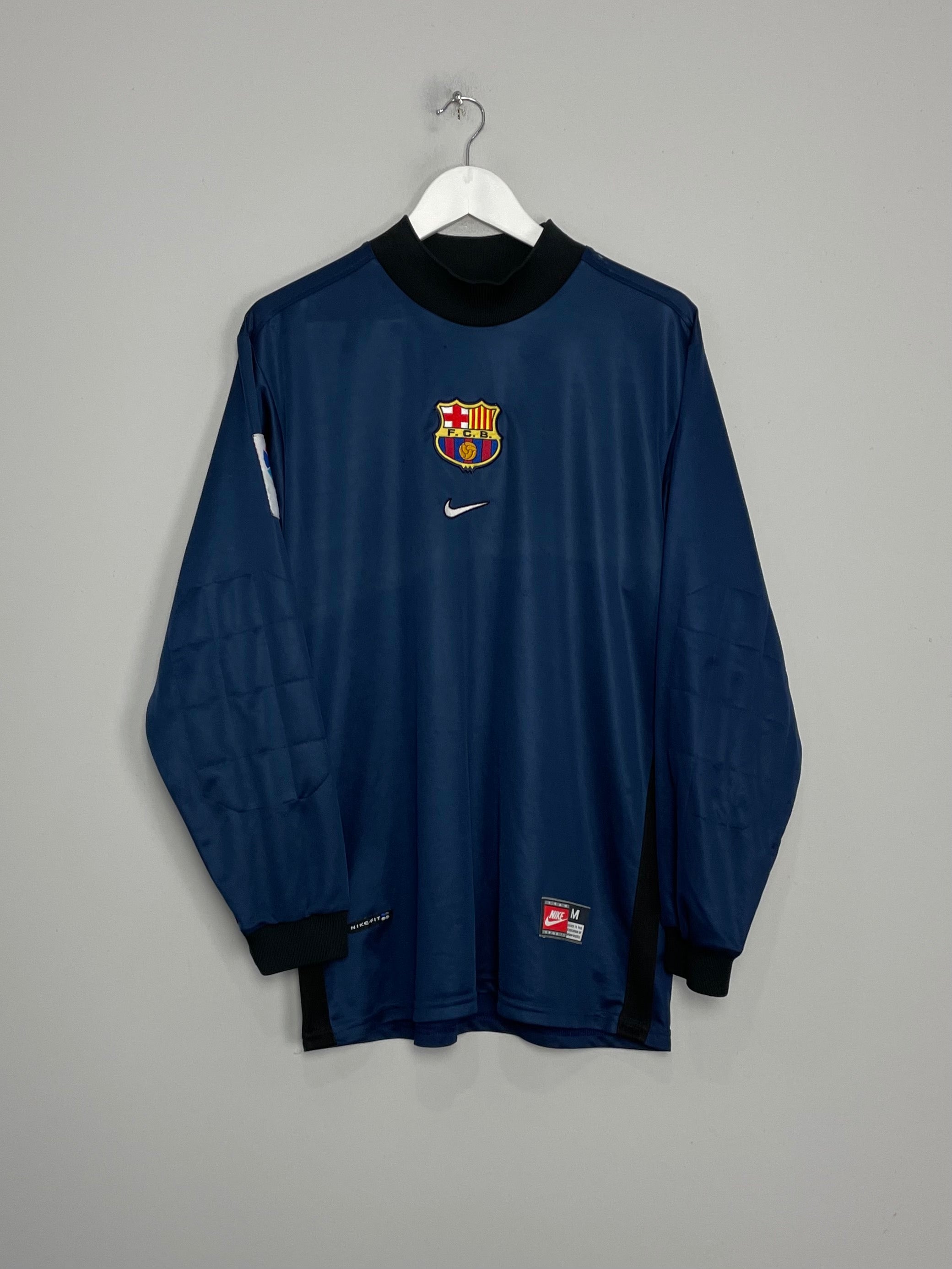 Shop 1998/99 BARCELONA GK SHIRT (M) NIKE, classic football shirts, vintage football shirts & retro soccer jerseys at Cult Kits