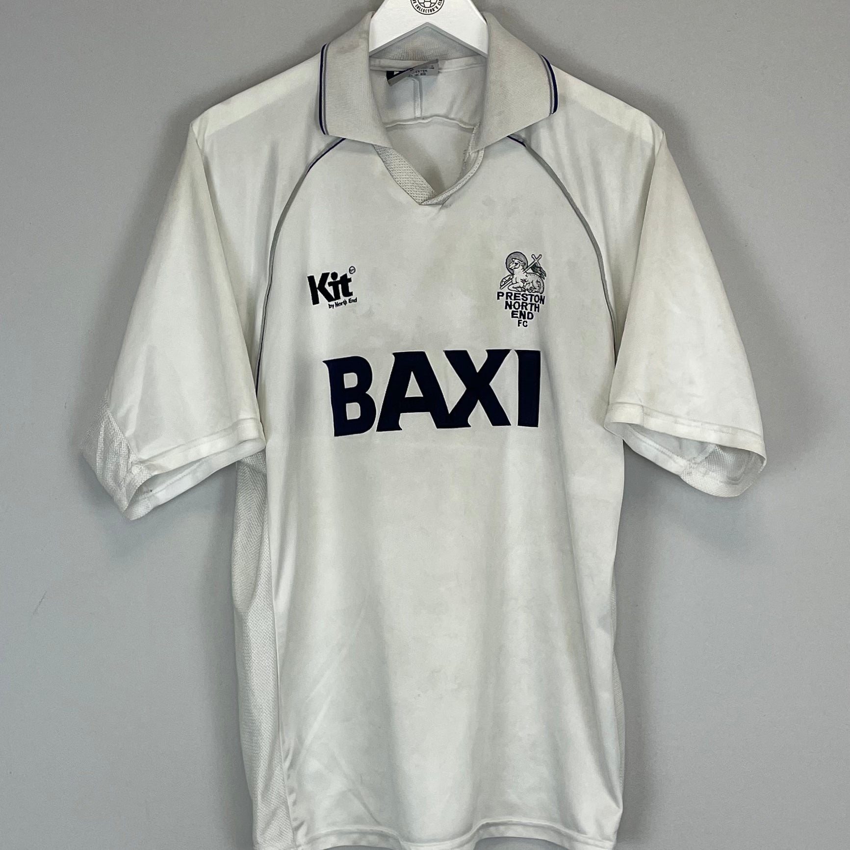 Shop 1998/00 PRESTON NORTH END *SIGNED* HOME SHIRT (M) KIT, classic football shirts, vintage football shirts & retro soccer jerseys at Cult Kits