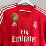 Shop 2017/18 REAL MADRID NAVAS #1 GK SHIRT (XL) ADIDAS, classic football shirts, vintage football shirts & retro soccer jerseys at Cult Kits