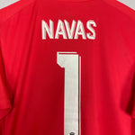 Shop 2017/18 REAL MADRID NAVAS #1 GK SHIRT (XL) ADIDAS, classic football shirts, vintage football shirts & retro soccer jerseys at Cult Kits