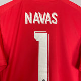 Shop 2017/18 REAL MADRID NAVAS #1 GK SHIRT (XL) ADIDAS, classic football shirts, vintage football shirts & retro soccer jerseys at Cult Kits