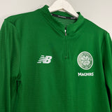 2015/16 CELTIC 1/4 ZIP TRACKSUIT TOP (M) NEW BALANCE
