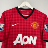 2012/13 MANCHESTER UNITED V.PERSIE #20 HOME SHIRT (M) NIKE