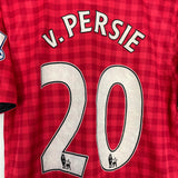 2012/13 MANCHESTER UNITED V.PERSIE #20 HOME SHIRT (M) NIKE