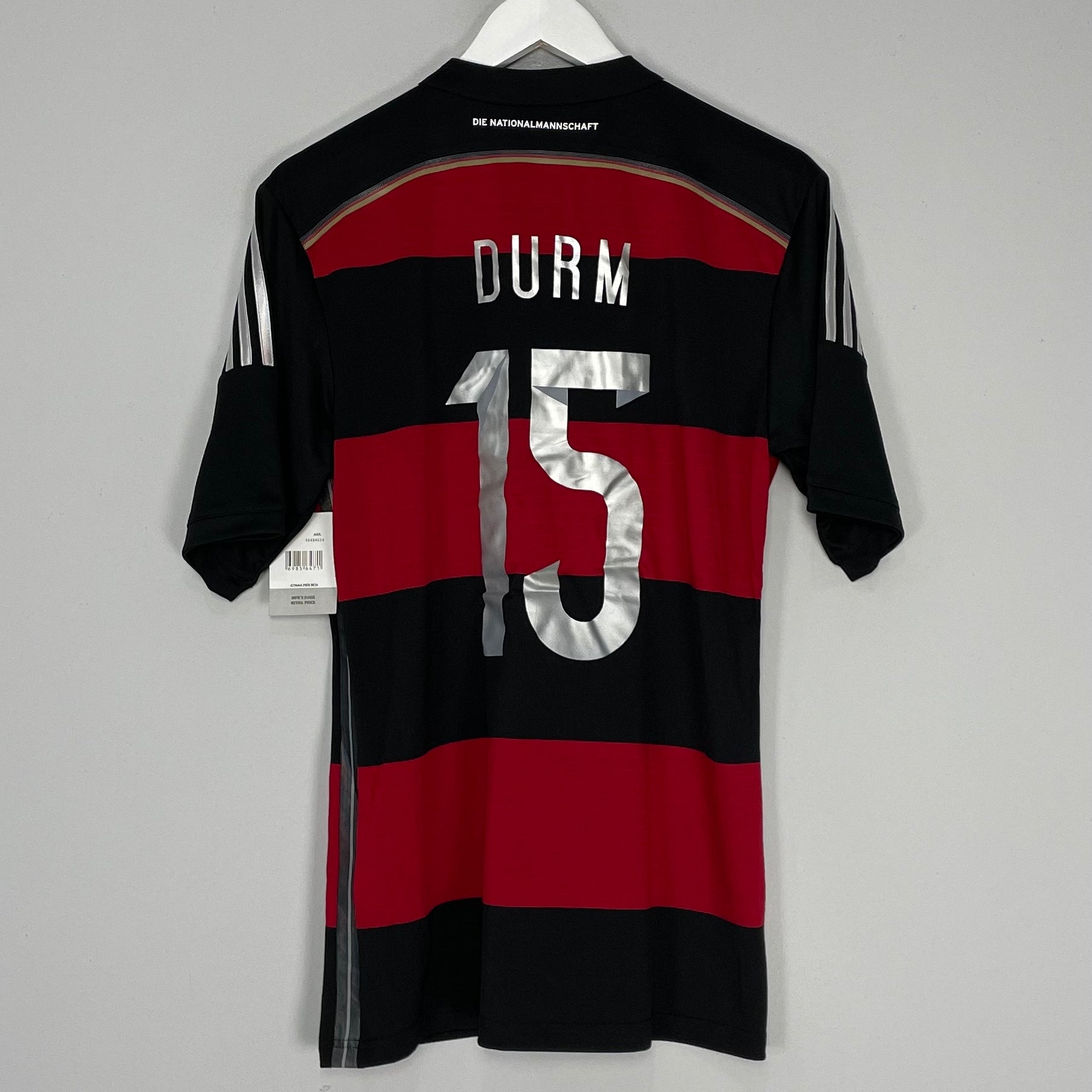 Shop 2014/15 GERMANY DURM #15 *BNWT* AWAY SHIRT (M) ADIDAS, classic football shirts, vintage football shirts & retro soccer jerseys at Cult Kits