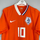 Shop 2008/10 NETHERLANDS SNEIJDER #10 HOME SHIRT (M) NIKE, classic football shirts, vintage football shirts & retro soccer jerseys at Cult Kits
