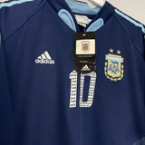 2004/05 ARGENTINA MARADONA #10 *BNWT* AWAY SHIRT (XL) ADIDAS