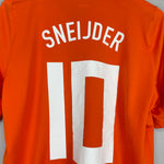 Shop 2008/10 NETHERLANDS SNEIJDER #10 HOME SHIRT (M) NIKE, classic football shirts, vintage football shirts & retro soccer jerseys at Cult Kits