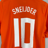 Shop 2008/10 NETHERLANDS SNEIJDER #10 HOME SHIRT (M) NIKE, classic football shirts, vintage football shirts & retro soccer jerseys at Cult Kits