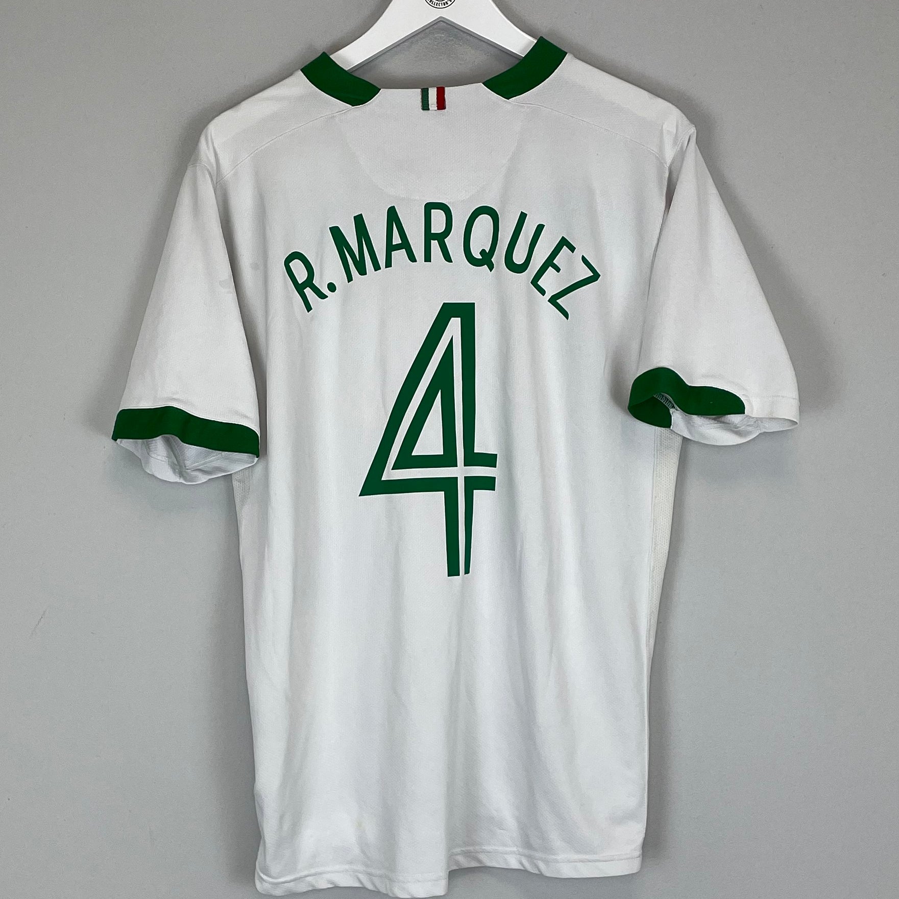 Shop 2006 MEXICO R.MARQUEZ #4 AWAY SHIRT (M) NIKE, classic football shirts, vintage football shirts & retro soccer jerseys at Cult Kits