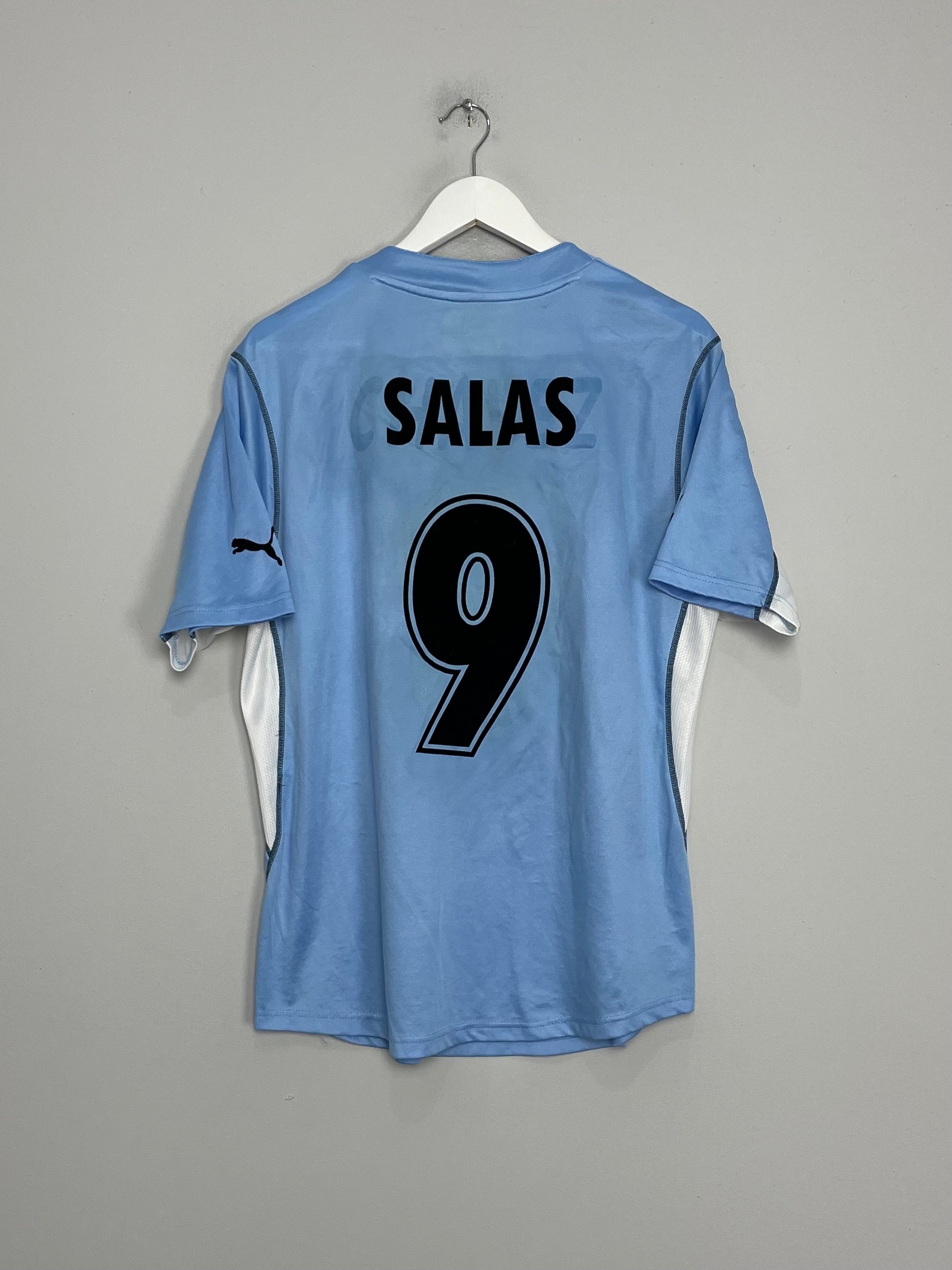 2001/02 LAZIO SALAS #9 HOME SHIRT (L) PUMA