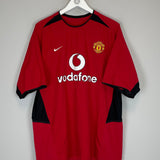 2002/03 MANCHESTER UNITED V.NISTELROOY #10 HOME SHIRT (XL) NIKE