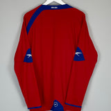 2009/10 CSKA MOSCOW L/S *SQUAD SIGNED* HOME SHIRT (L) REEBOK