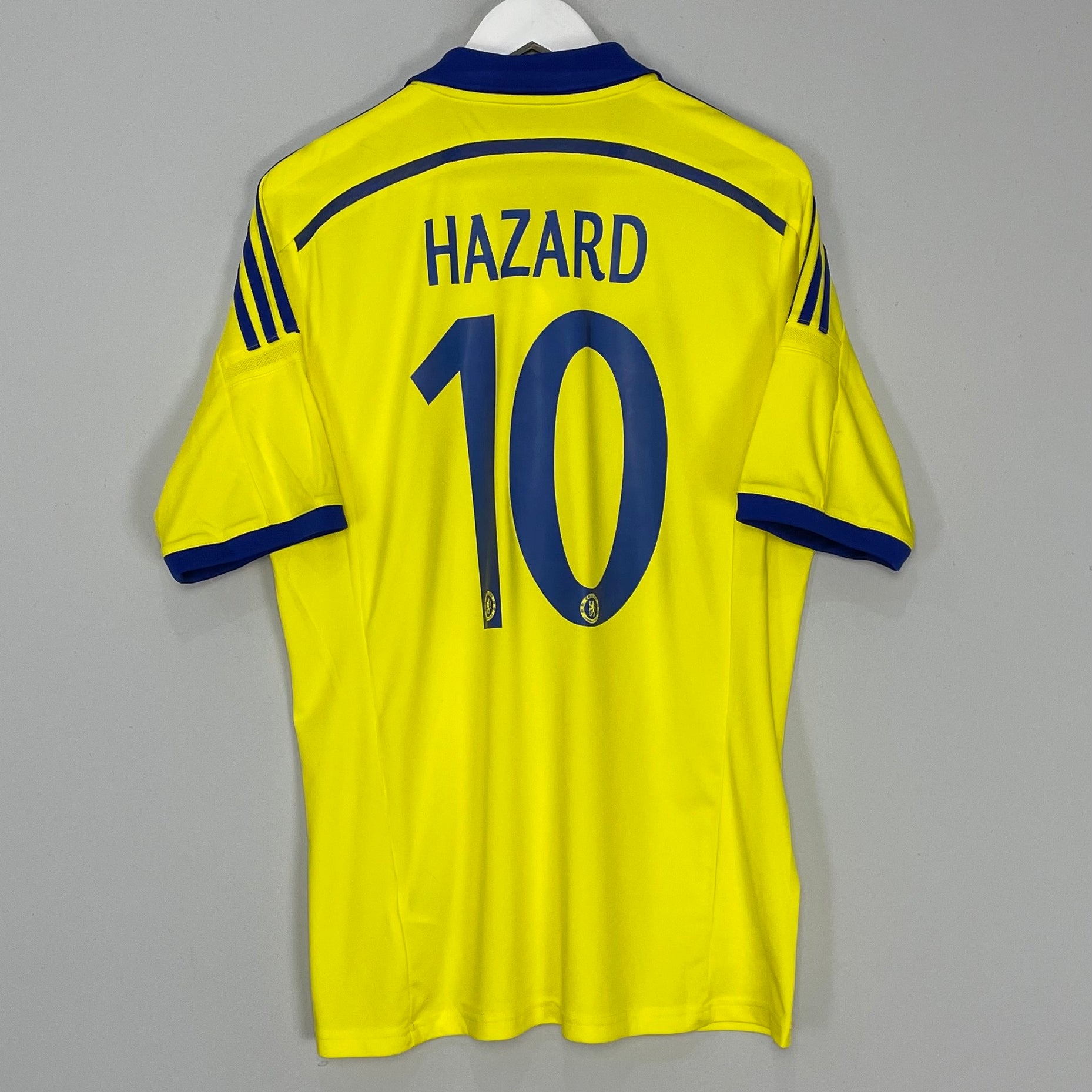 Shop 2014/15 CHELSEA HAZARD #10 AWAY SHIRT (L) ADIDAS, classic football shirts, vintage football shirts & retro soccer jerseys at Cult Kits