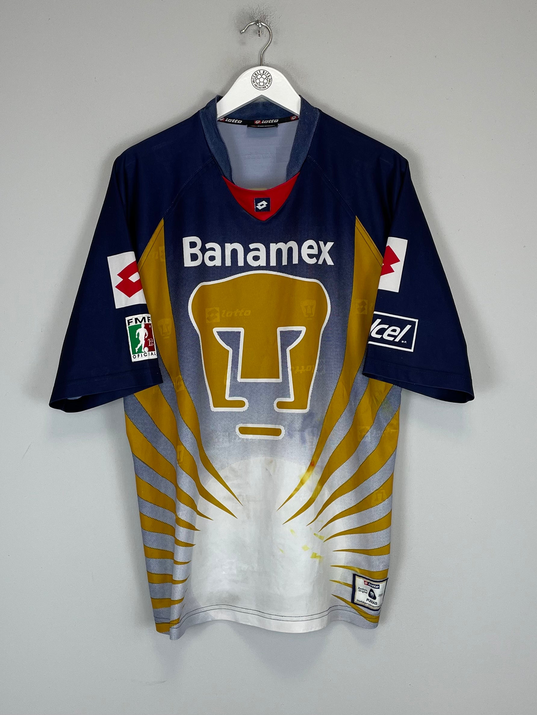 Shop 2003/04 UNAM PUMAS GK SHIRT (L) LOTTO, classic football shirts, vintage football shirts & retro soccer jerseys at Cult Kits