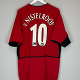 2002/03 MANCHESTER UNITED V.NISTELROOY #10 HOME SHIRT (XL) NIKE