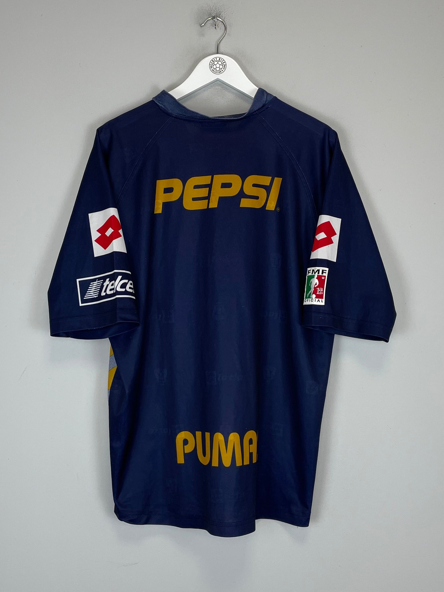 Shop 2003/04 UNAM PUMAS GK SHIRT (L) LOTTO, classic football shirts, vintage football shirts & retro soccer jerseys at Cult Kits