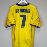 2002/03 VILLARREAL DE NIGRIS #7 HOME SHIRT (M) KELME