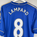 Shop 2012/13 CHELSEA LAMPARD #8 HOME SHIRT (L) ADIDAS, classic football shirts, vintage football shirts & retro soccer jerseys at Cult Kits