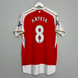 2015/16 ARSENAL ARTETA #8 HOME SHIRT (XL) PUMA