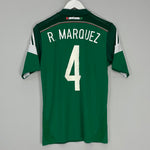 Shop 2013/15 MEXICO R.MARQUEZ #4 HOME SHIRT (S) ADIDAS, classic football shirts, vintage football shirts & retro soccer jerseys at Cult Kits