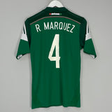 Shop 2013/15 MEXICO R.MARQUEZ #4 HOME SHIRT (S) ADIDAS, classic football shirts, vintage football shirts & retro soccer jerseys at Cult Kits