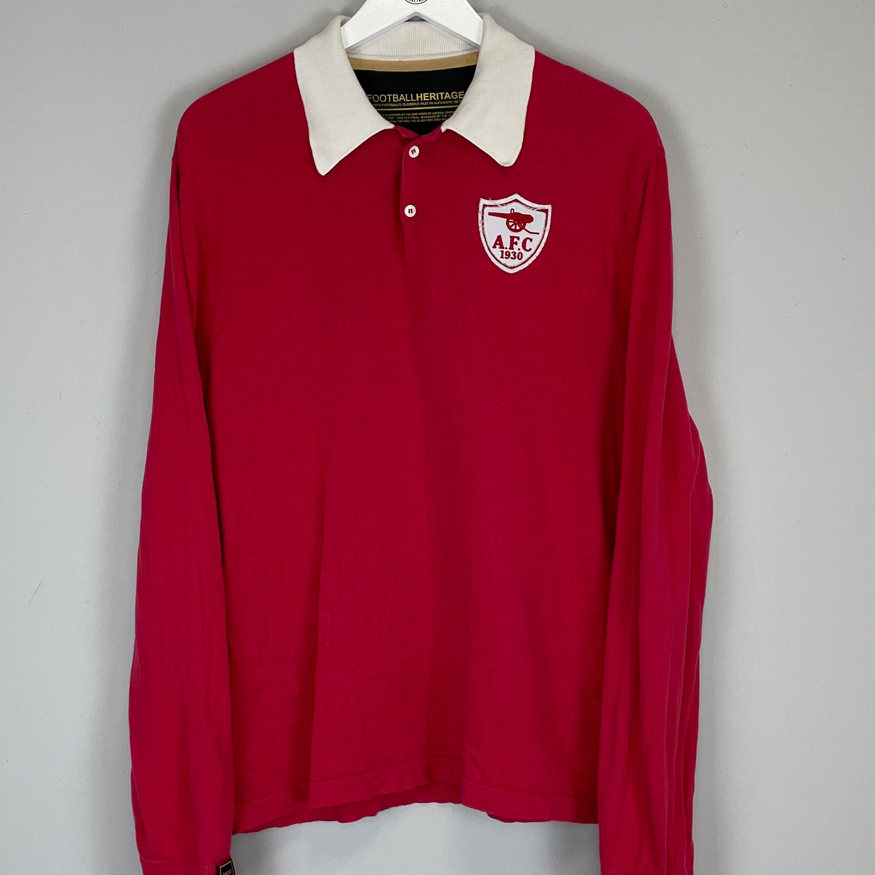 Shop 2007/08 ARSENAL L/S NIKE HERITAGE SHIRT (L), classic football shirts, vintage football shirts & retro soccer jerseys at Cult Kits