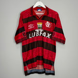 1995/96 FLAMENGO *CENTENARY* HOME SHIRT (XL) UMBRO