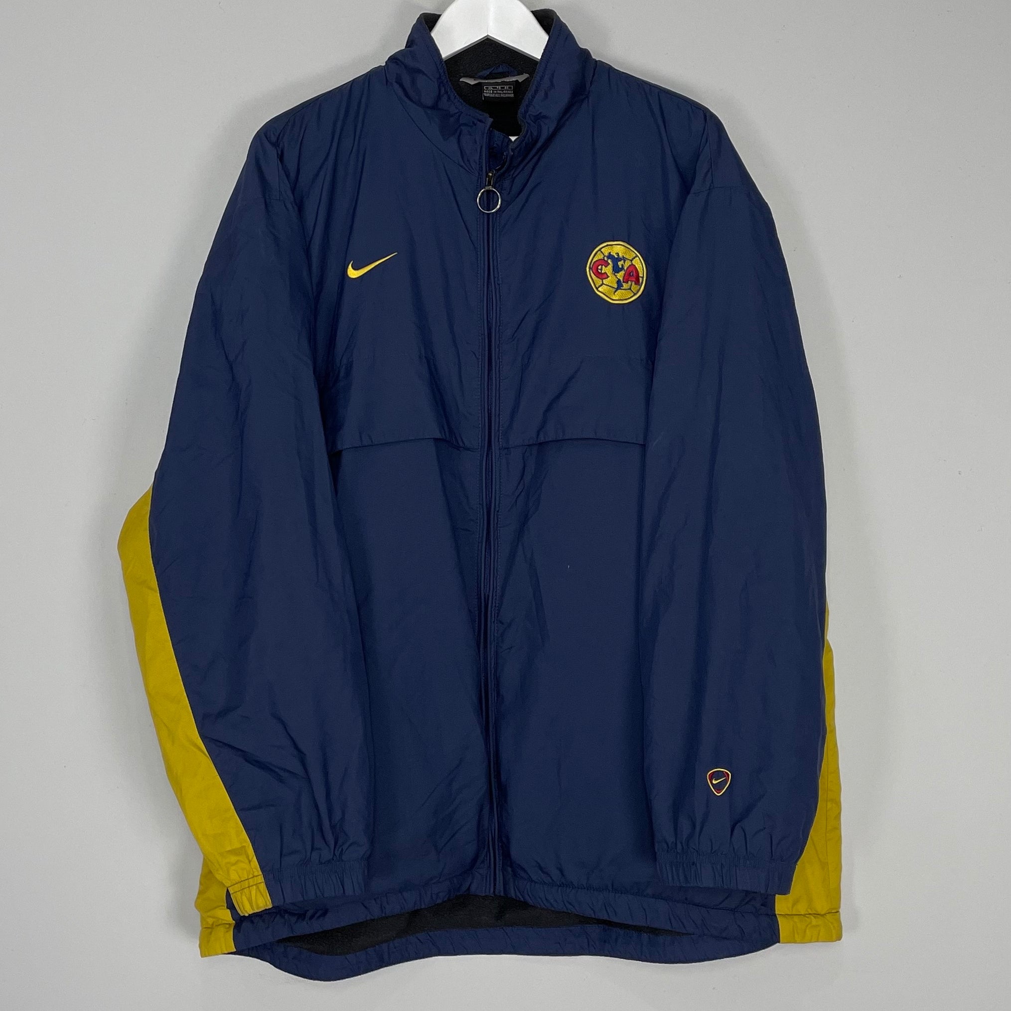 Shop 2000/02 CLUB AMERICA TRACK JACKET (XL) NIKE, classic football shirts, vintage football shirts & retro soccer jerseys at Cult Kits