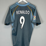 2003/04 REAL MADRID RONALDO #9 THIRD SHIRT (M) ADIDAS