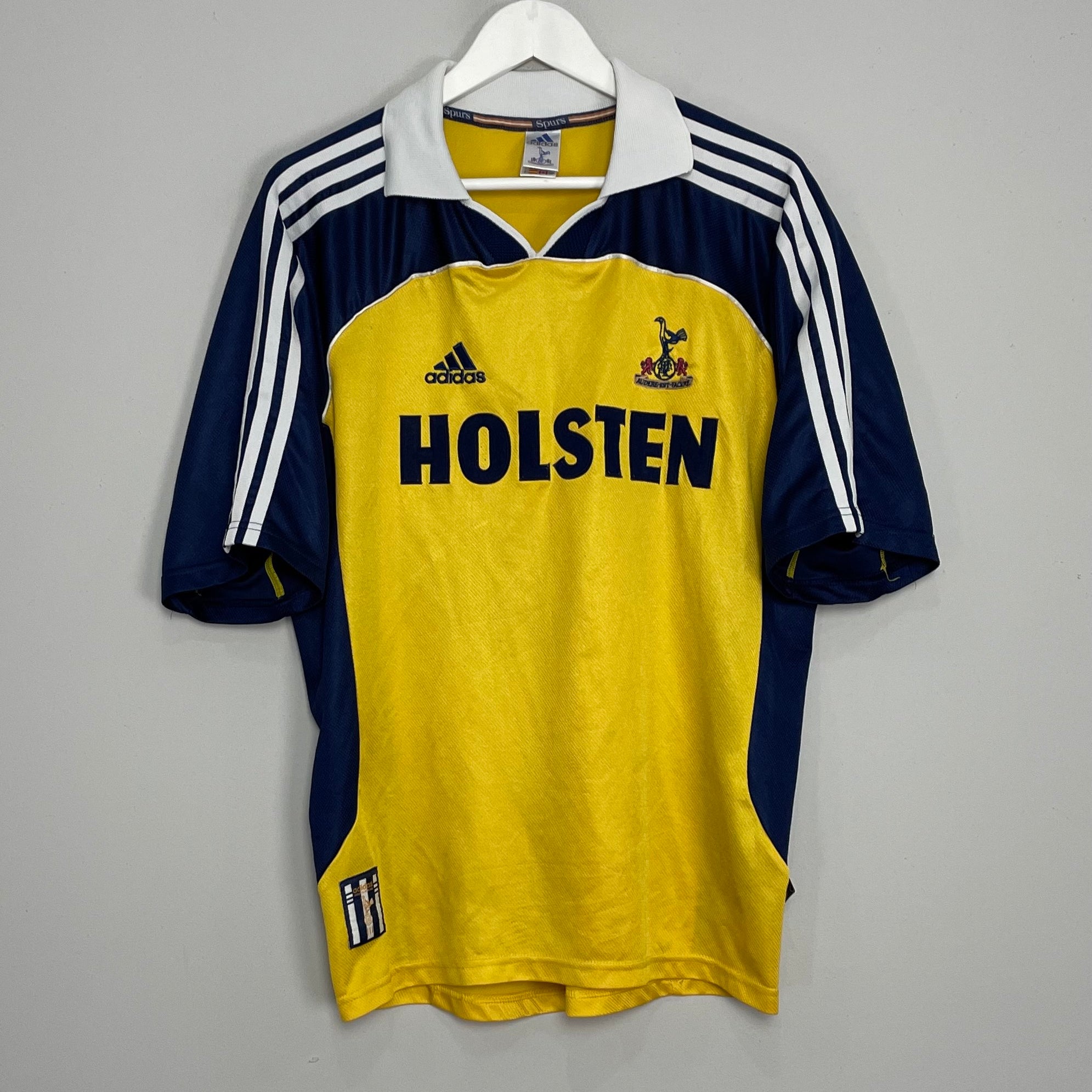 Shop 1999/01 TOTTENHAM AWAY SHIRT (L) ADIDAS, classic football shirts, vintage football shirts & retro soccer jerseys at Cult Kits