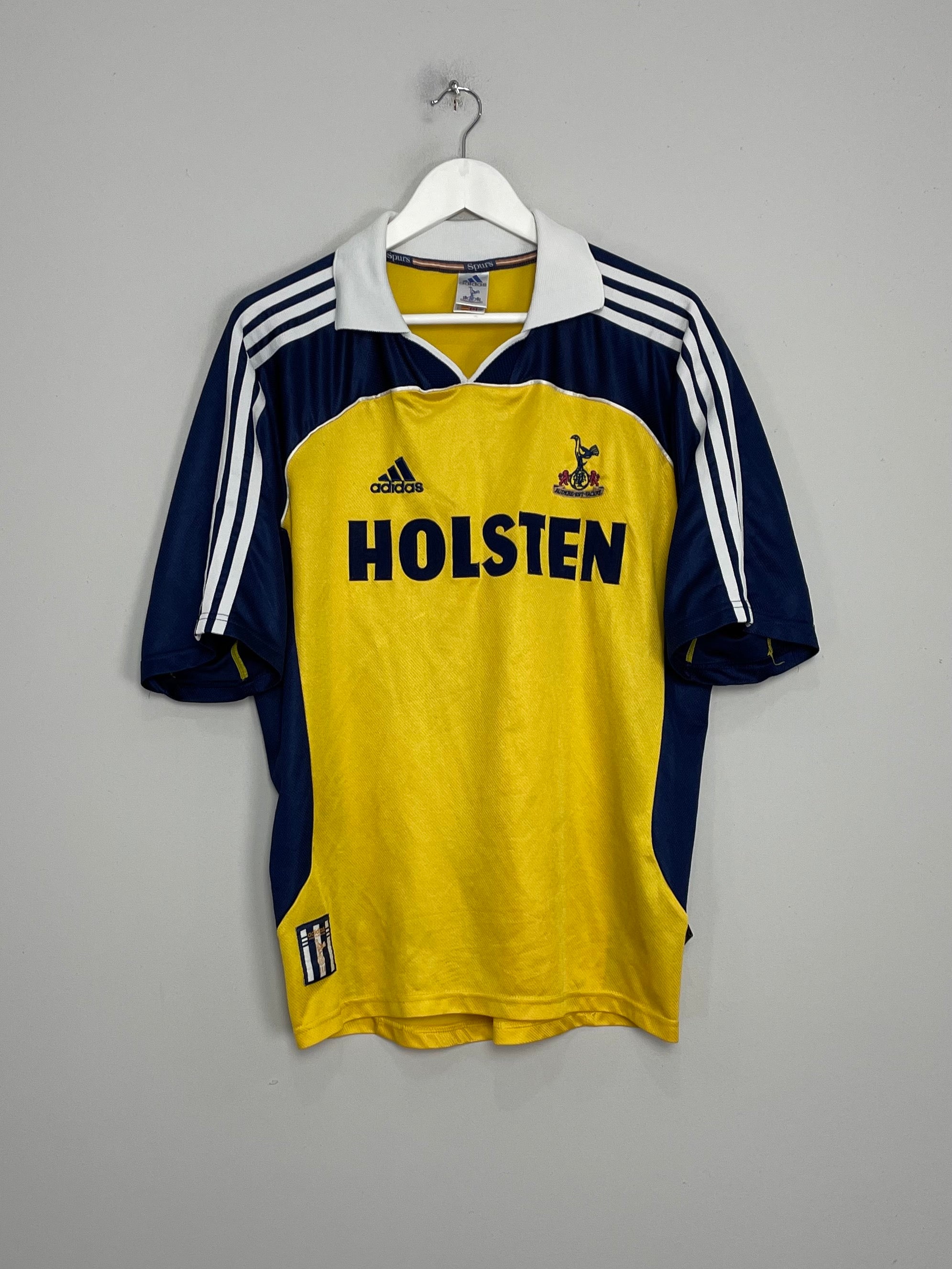 Shop 1999/01 TOTTENHAM AWAY SHIRT (L) ADIDAS, classic football shirts, vintage football shirts & retro soccer jerseys at Cult Kits