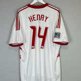 2012/13 NEW YORK RED BULLS HENRY #14 HOME SHIRT (XXL) ADIDAS