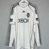2010/11 SEATTLE SOUNDERS KELLER #18 *MATCH WORN vs MANCHESTER UNITED* GK SHIRT (XL) ADIDAS