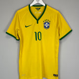 2014/15 BRAZIL NEYMAR JR #10 *AUTHENTIC* HOME SHIRT (L) NIKE