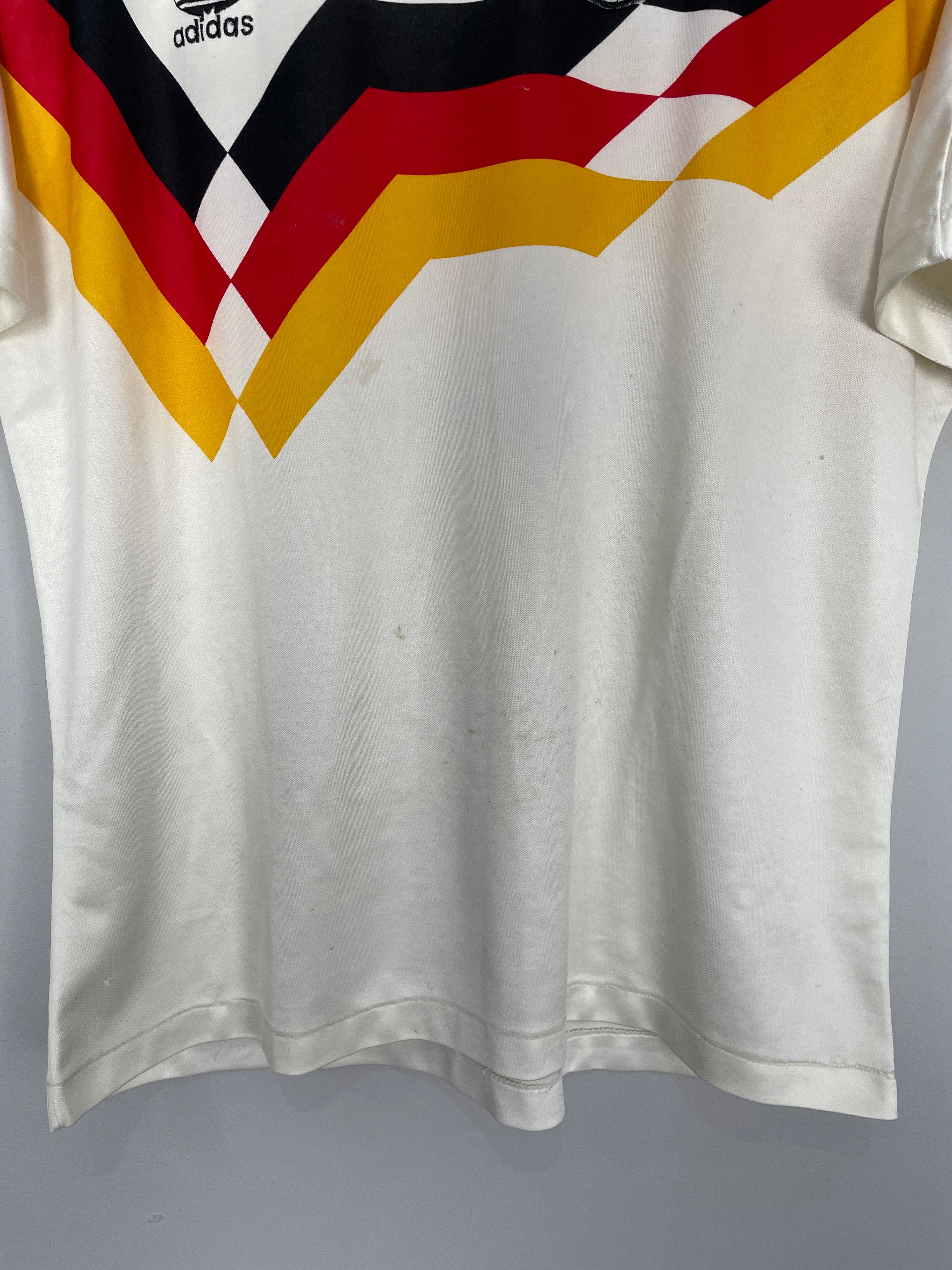 Shop 1988/90 GERMANY HOME SHIRT (M) ADIDAS, classic football shirts, vintage football shirts & retro soccer jerseys at Cult Kits
